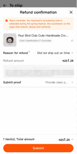Taobao refund-denied