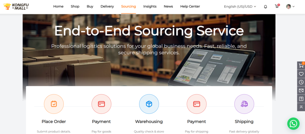 use Sourcing – Personal shopping from any Chinese platform (DIY orders) 