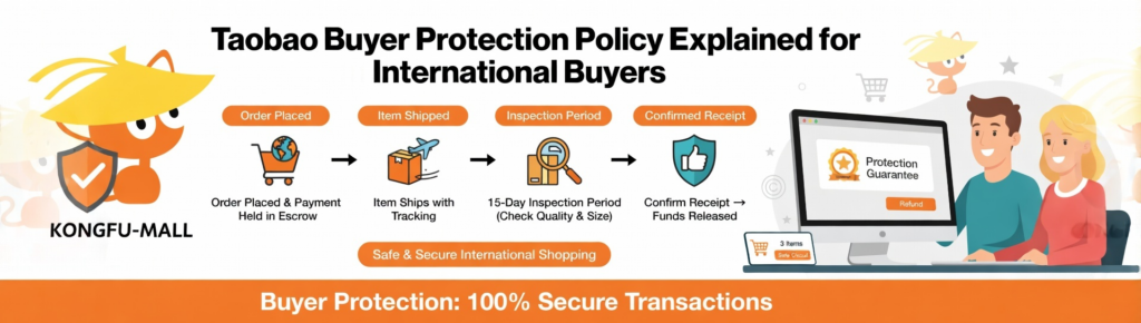 How does the taobao buyer protection policy work once KongfuMall is the platform bridge