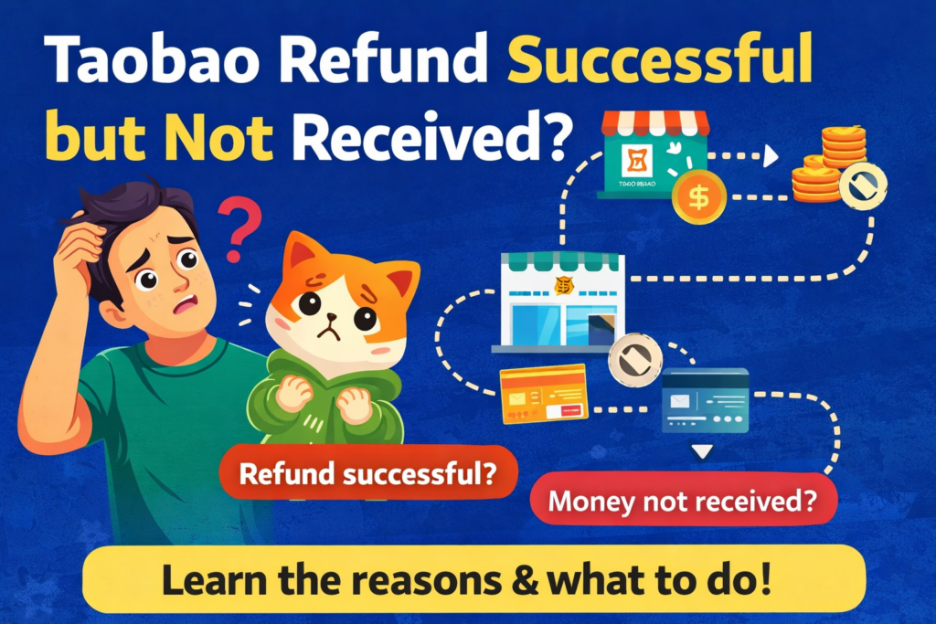 Taobao Refund Successful but Not Received Guide