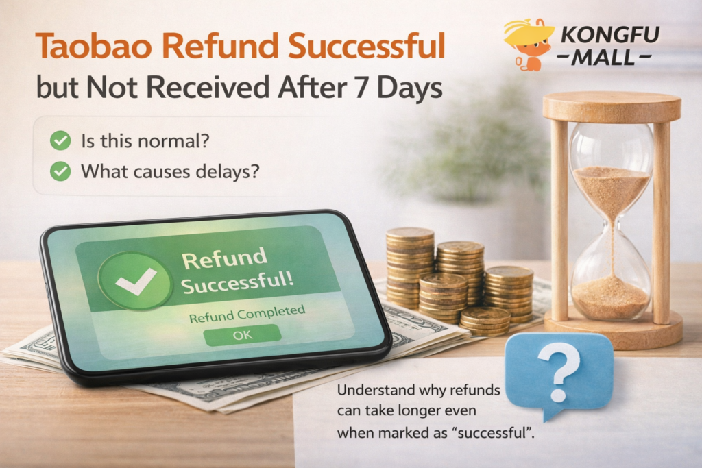 Taobao Refund Successful but Not Received After 7 Days