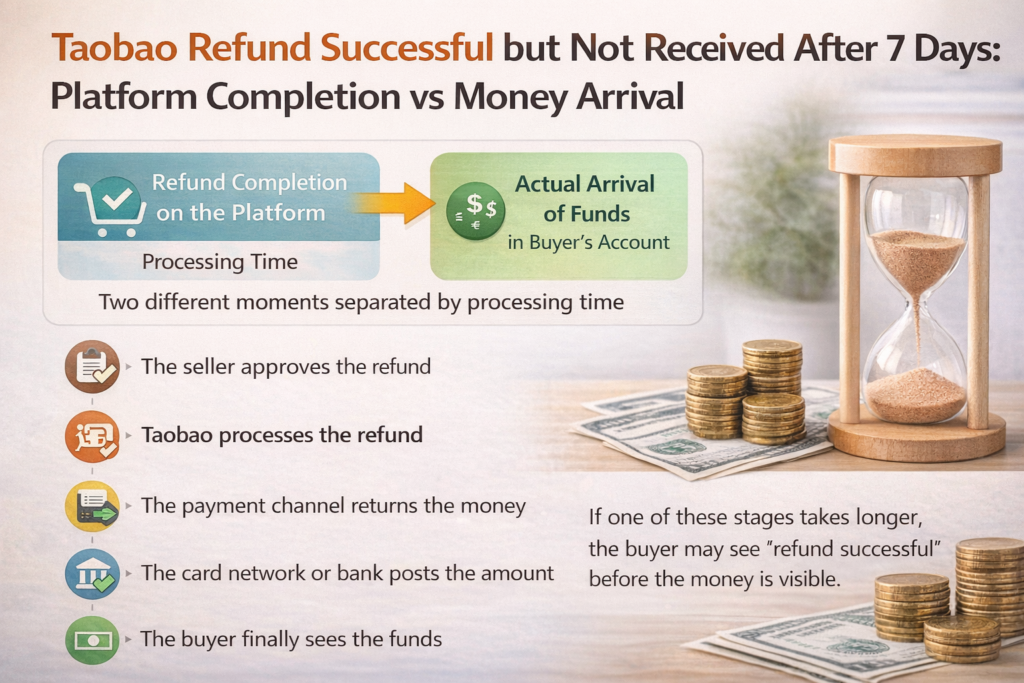 Taobao Refund Successful but Not Received After 7 Days